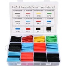 1001 560 Parça Isıyla Daralan Makaron Kablo Koruyucu Set, Elektrik Kablosu Için Isıya Dayanıklı Kor