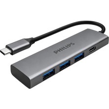 1001 4-In-1 Usb-C Hub | 3x USB 3.0 5gbps, 1x Usb-C 5gbps, Hızlı Veri Transferi, Kompakt ve Dayanıklı,