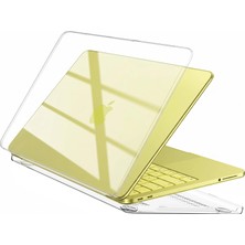 1001 MacBook Neo 13 Inç ile Uyumlu Ultra Şeffaf Alt Üst Takım Sert Kılıf - Kusursuz Kalıp ve Müke