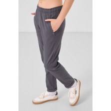 Gri Standart Fit Dokuma Hafif Esnek Chino Erkek Çocuk Pantolon - 11272