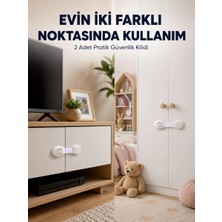 Northcity 2'li Çocuk Güvenlik Kilidi - Ev Içi Koruma Seti ile Dolaplarınızı Güvence Altına Alın