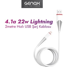 1001 Lightning 2 Metre Hızlı Şarj Kablosu