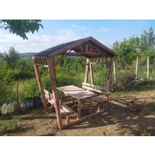Şen Mobilya Ahşap Pergola Çardak Bahçe Kamelyası P9