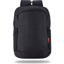 1001 BP-S560 Perugia Serisi 15.6 "su Geçirmez Kumaş Laptop,notebook Sırt Çantası-Siyah