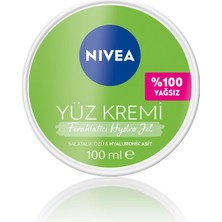 1001 Ferahlatıcı Hydro Nemlendirici Yüz Kremi 100 Ml, Yağlı Ciltler Için, Makyaj Bazı, 24 Saat Ci