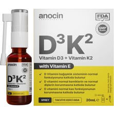 1001 D3 K2 Vitamin E, 1000 Iu 2m Mcg Damla 20 ml D3 K2 Vitamin D3K2