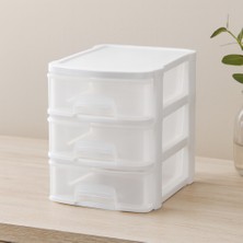 Aydogan's Ayd 3 Katlı Plastik Çekmece Organizatör (17.5X14.4X16.9 Cm)