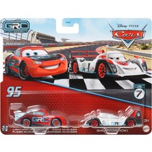 1001 Disney Pixar 2'li Paket Metal Araba 1:55 - Global Rally Shu Todoroki & Global Rally Lightning Mcquee