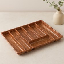 Aydogan's Ayd Büyük 7 Bölmeli Çekmece Kaşıklık 50X37 cm Ahşap Renk