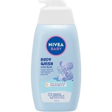 1001 Baby Bebek Saç ve Vücut Şampuanı 500 Ml, Göz Yakmayan Formül, Badem Sütü, C&e Vitamini, Hass