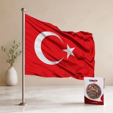 Aydogan's Ayd Türk Bayrağı 70X105 cm Alpaka Kumaş