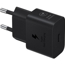 1001 25 Watt Şarj Adaptörü + Kablo Seti, Siyah