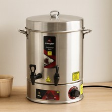 Aydogan's Ayd 16 L Elektrikli Çay Otomatı - Çift Musluk, 2000W, 160 Bardak
