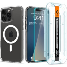 1001 iPhone 16 Pro Max ile Uyumlu Magsafe Cam Ekran Koruyuculu Kılıf Ultra Hybrid Mag Fit + Glas.tr Ez