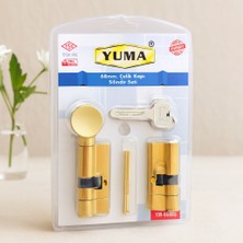 Aydogan's Ayd Mandallı Çelik Kapı Barel 68MM x 30MM - Sarı