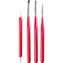 1001 Nail Art Tırnak Süsleme Fırça Seti - 07