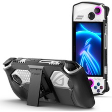1001 Rog Ally (2023) ile Uyumlu Kılıf Thin Fit Pro Stand Özellikli Siyah Kapak - ACS06922 (Spigen Tr G