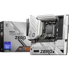 1001 B650M Project Zero Am5 Soket Ddr5 7600(OC) Mhz Matx Anakart