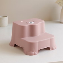 Aydogan's Ayd Pembe Desenli Katlı Çocuk Basamağı