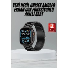 OEMTR Ultra 3 Kordonlu Amoled Ekran Akıllı Saat Çok Fonksiyonlu Uyku ve Sağlık Takibi