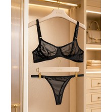 Veloura Tül Bralet Set