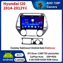 Conio Hyundai I20 2012-2014 Yıl uyumlu 4GB Ram 64GB Rom Hafıza Android Kablosuz Carplay Navigasyon Multimedya 9 Inç Ekran Hediye görüş kamerası Hediye Çerçevesi