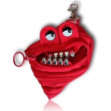 1001 Zıpıt Kalem Kutusu Coin Pouch (Red)