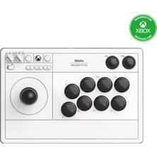 1001 8bitdo Xbox & Pc Için Arcade Stick (Windows 10) - Beyaz