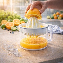1001 Limon Sıkacağı Narenciye Portakal Sıkacağı Beyaz 600 ml