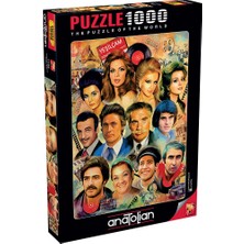 1001 Anatolian Puzzle - Yeşilçam Yıldızları / 1000 Parça Puzzle, #1155