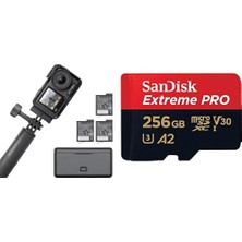 1001 Djı Osmo Action 4 Adventure Combo + Sandisk Extreme Pro 256GB Microsd – 4K Macera Seti