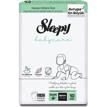 1001 2x Sleepy Babycare Bebek Bakım Örtüsü 10 Adet ve Baby Turco Doğadan 3 Beden Midi Bebek Bezi (1