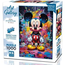 1001 Ks Games 1000 Parçalık Mickey Puzzle 2,2 mm Karton 14 Yaş Üzeri - 20822