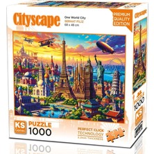1001 Ks Games 1000 Parça One World City - Tek Dünya Şehri Puzzle - 20854 - Serhat Filiz