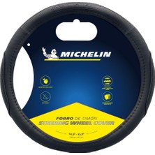 1001 ML1003N Premium Suni Deri Direksiyon Kılıfı, Siyah