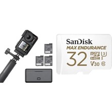 1001 Djı Osmo Action 4 Adventure Combo + Sandisk Max Endurance 32GB Microsd – Macera Dayanıklılık Se