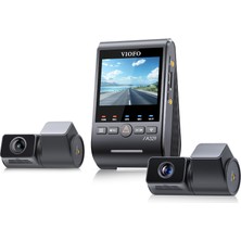 1001 Viofo A329T 3 Kameralı Ön+Iç+Arka 4k+2k+2k Wi-Fi 6 Hdr Starvıs 2 Sensör Gps'li SSD Destekli Ara