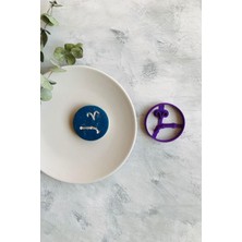 1001 Koç Burcu Hamur Şekillendirici/kurabiye Kalıbı/karışık Renk / 6x6 cm