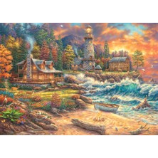 1001 Anatolian Puzzle - Deniz Feneri / 3000 Parça Puzzle, #4934