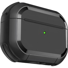 1001 Minesk Airpods Pro 3 ile Uyumlu Armor Serisi Darbelere Karşı Ultra Güçlü Koruma Fiber Karbon Ar