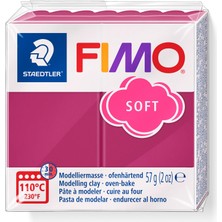 1001 Fimo 8020-T23 Fimo Soft Modelleme Kili 57 gr Bordo