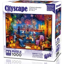 1001 Ks Games 1000 Parçalık Brooklyn'de Bir Festival Yetişkin Puzzle - Serhat Filiz - 20837