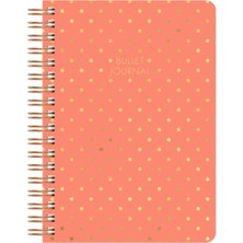 1001 Le Color Noktalı Bullet Journal Pro Defter Shine Mercan 17X24