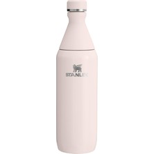 1001 Stanley All Day Slim Soğuk Su Şişesi Termosu, 0.60 Litre, Pembe Kuvars (Rose Quartz) | 6 Saat So�