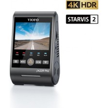 1001 Viofo A229 Pro 4K Hdr Starvis 2 Sensörlü Wi-Fi Gps'li Araç Kamerası