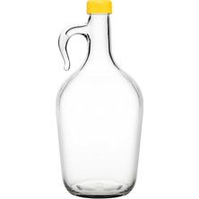 1001 Paşabahçe Galon Şişe 1.5 Litre Plastik Kapak, Sarı 2003C Yeşil 2307C