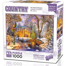 1001 Ks Games 1000 Parçalık The Festive Mansion Puzzle - Dominic Davison - 20819