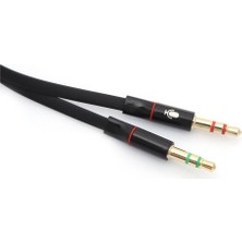 1001 Qport Q-A12 3,5mm Rca Dişi => Mikrofon+Kulaklık 0,15MM Çevirici