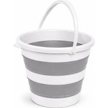 1001 Deconox 13 Litre Katlanabilir Akordiyon Temizlik Kovası - 32 cm Çap x 33 cm Yükseklik - Yer Kapla