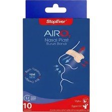 1001 Stopever Aıro2 Nasal Plast Nefes Açıcı Burun Bandı 10LÜ